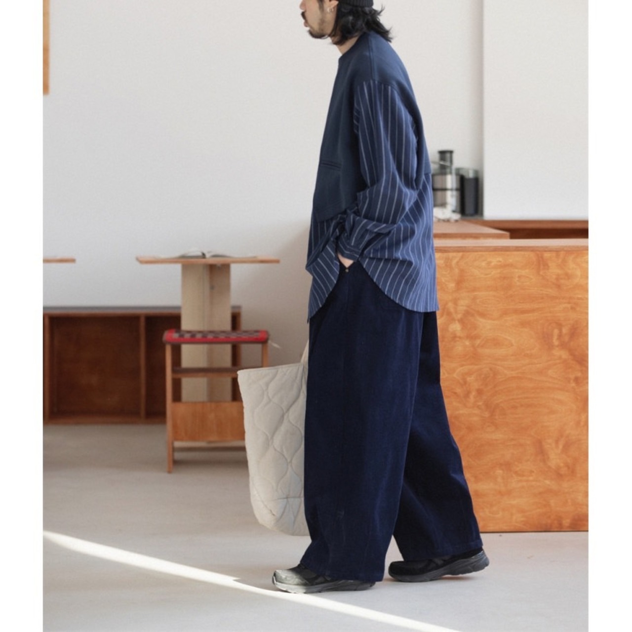 Corduroy wide leg pants 0359 - 16