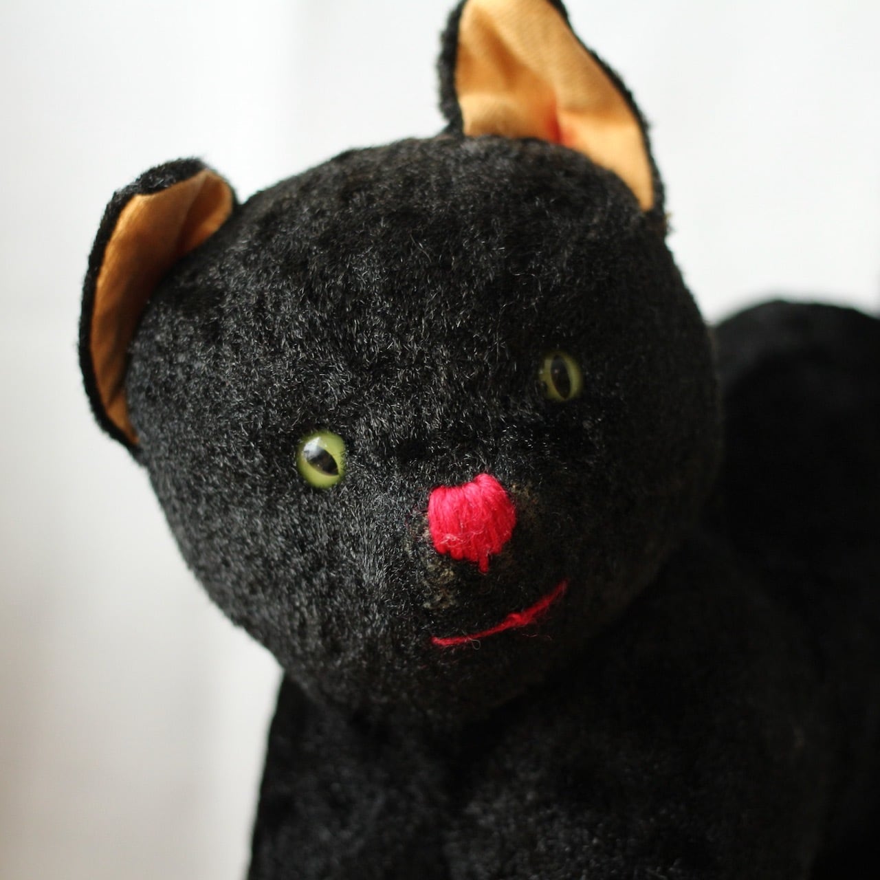 アンティーク　ドイツ　黒ねこ　トムキャット Stiffe シュタイフ 黒猫 トムキャット クロネコ アンティーク