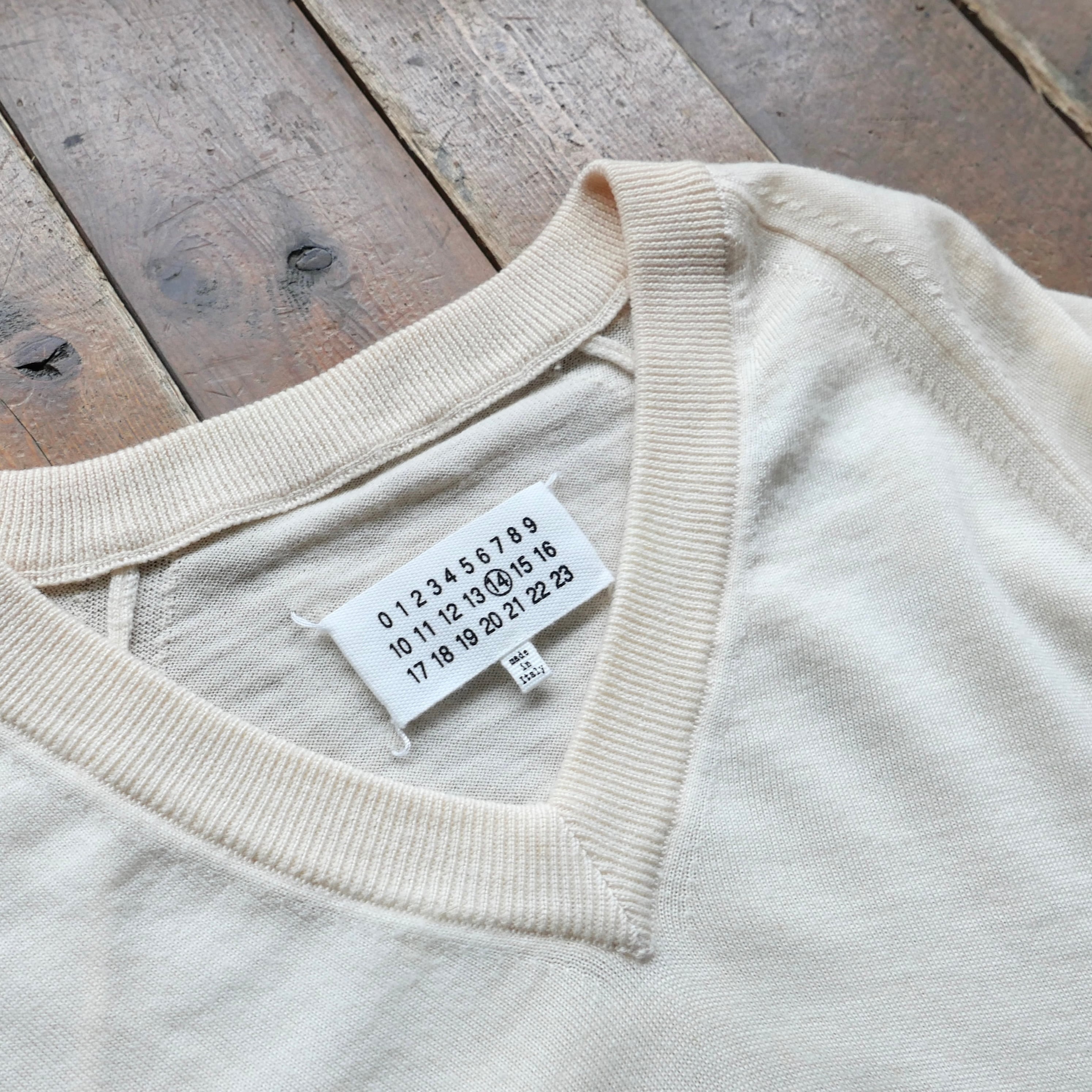 Maison Martin Margiela 15AW V-NECK WOOL KNIT | safarionline
