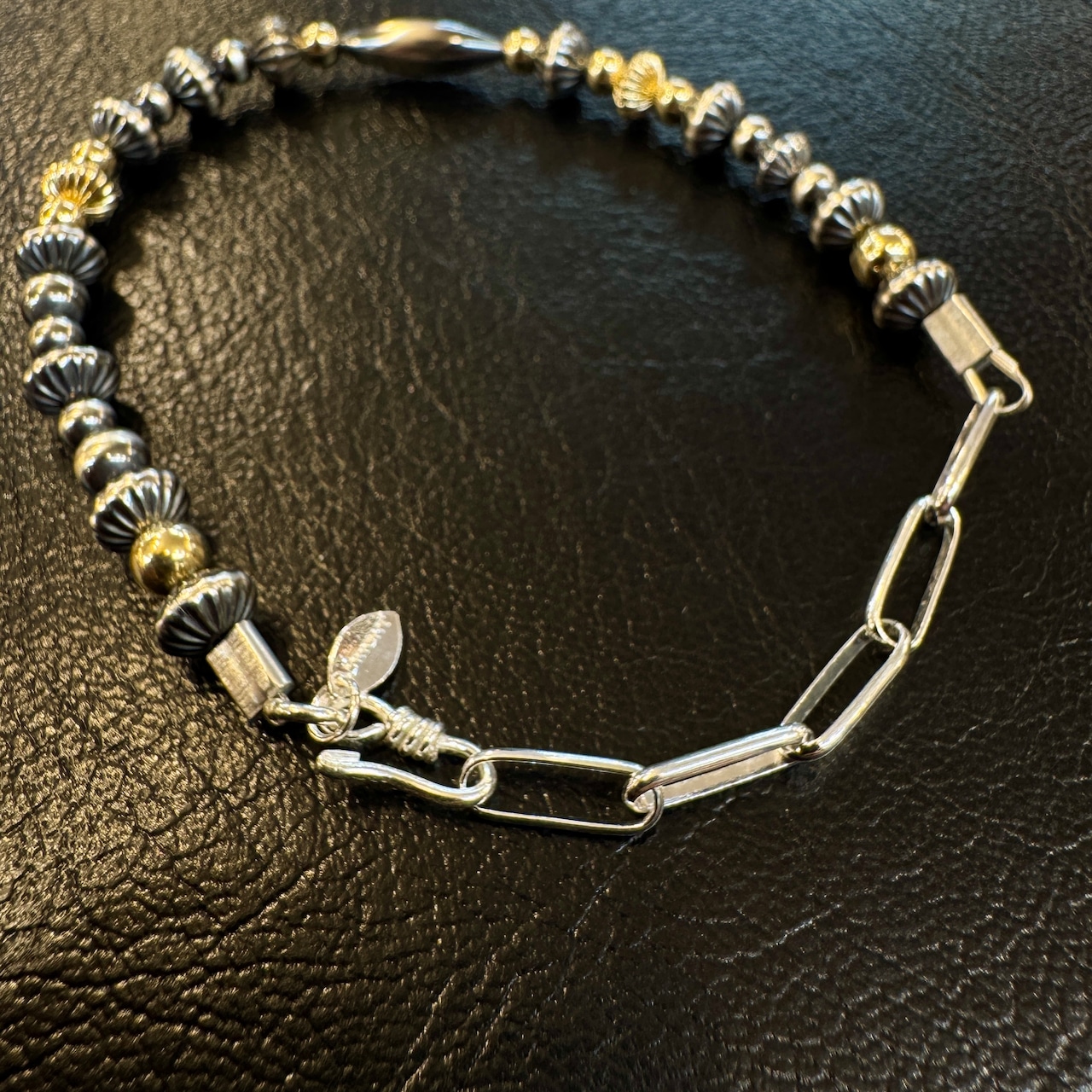 ブライト（Bright）ブレスレット（Wave Silver Gold Combination) 17〜22cm - 4