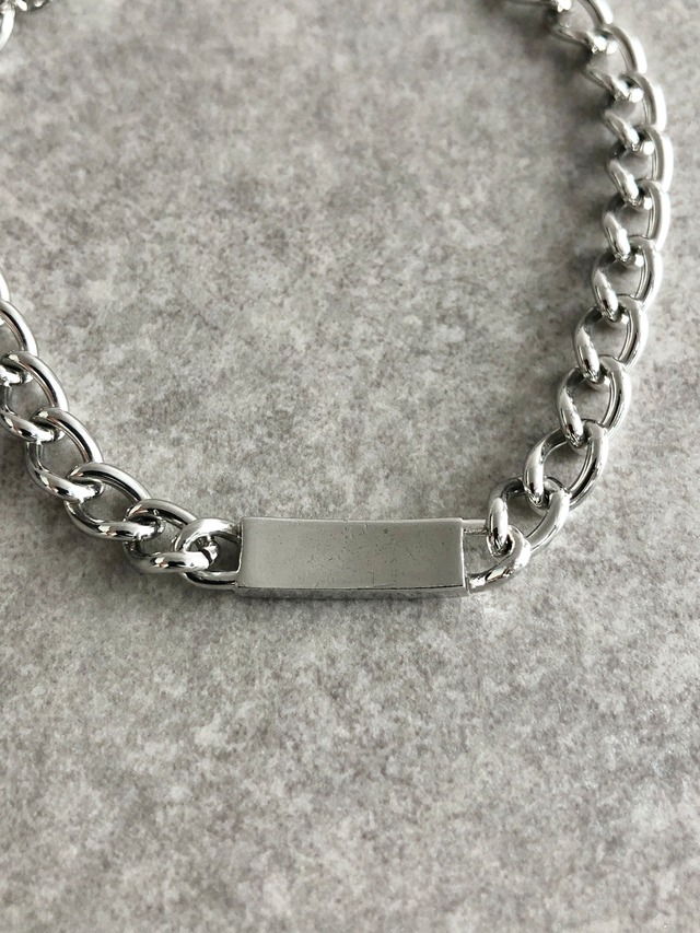 Christian Dior クリスチャン ディオール ブレスレット シルバー プレートロゴ チェーン vintage ヴィンテージ オールド kj3x4g