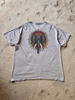 00s Powell Peralta/Mike Vallely Elephant Tee/XL/マイク・パレリ－・エレファントTシャツ/グレ－/パウエルペラルタ