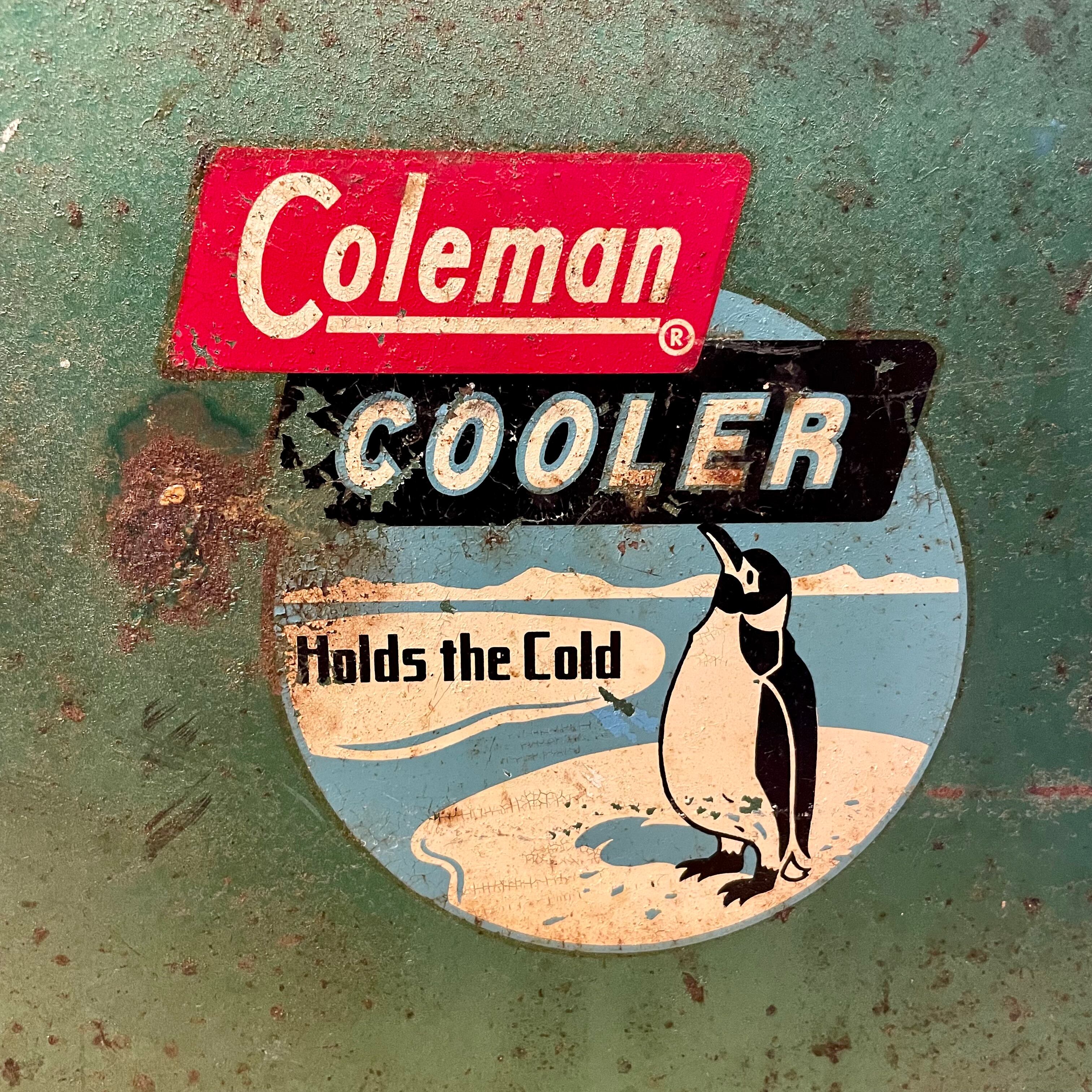 美品 Coleman ヴィンテージ ペンギンクーラー 50s 美品 Coleman ヴィンテージ ペンギンクーラー 50s