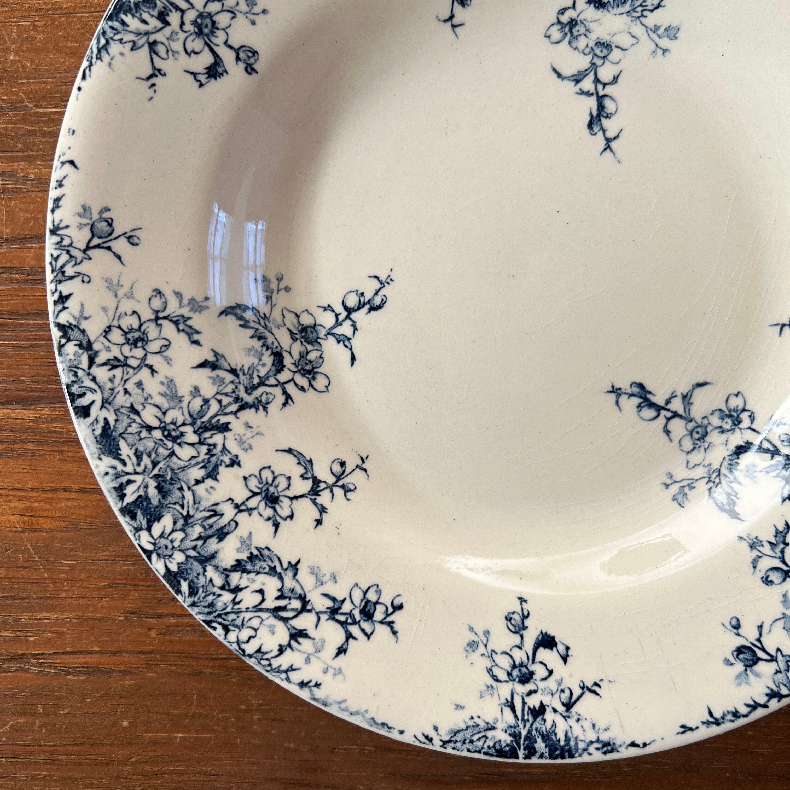 人気のジアン スープ皿（B） アンティークプレート フランスアンティーク