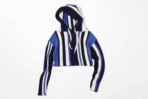 Stripe Knit Hoodie (JMOS2211-008)