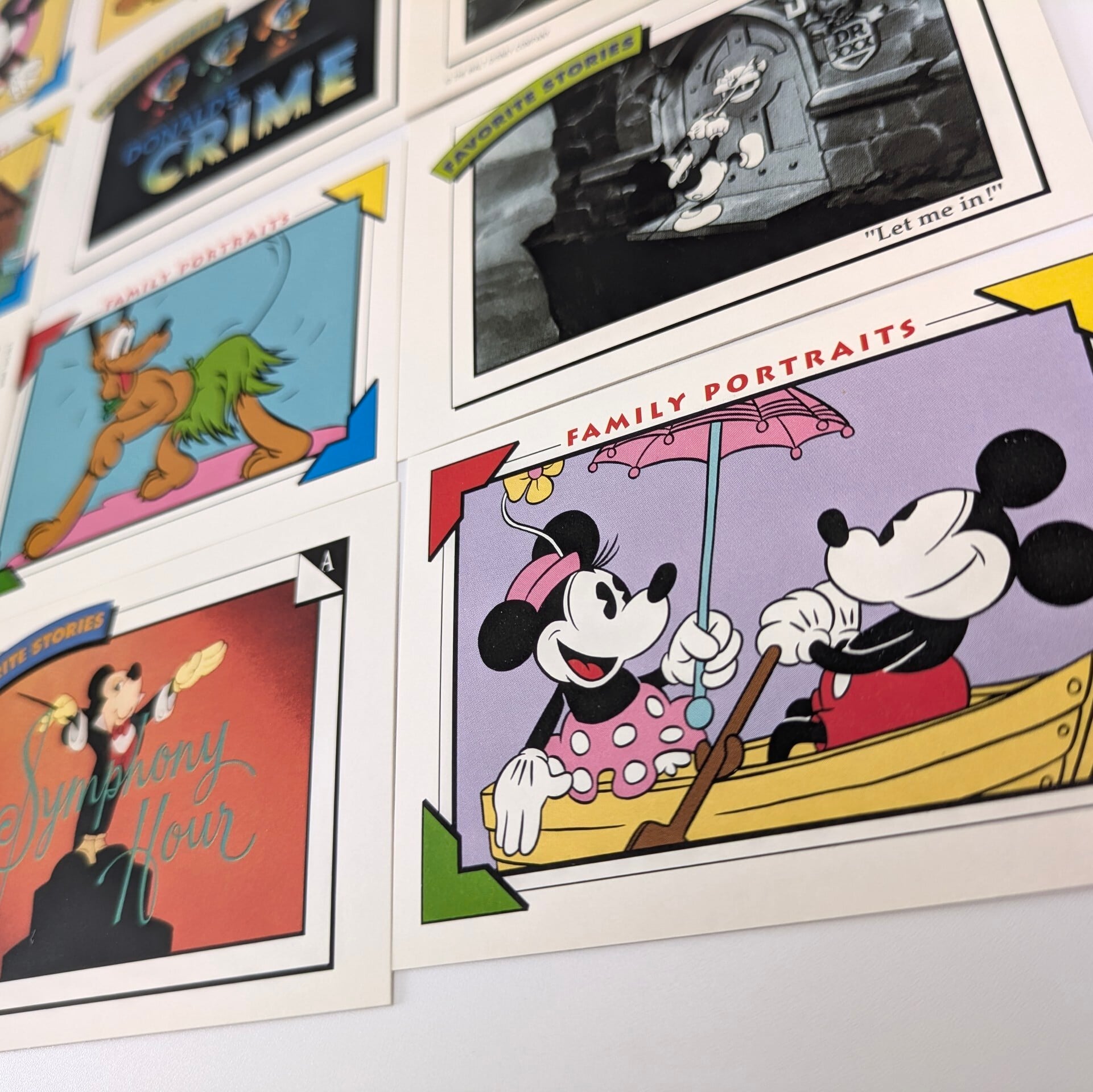 Disney collector cards ヴィンテージ 1991 Impel Disney Collector Cards World Tour Mickey Mouse 1001