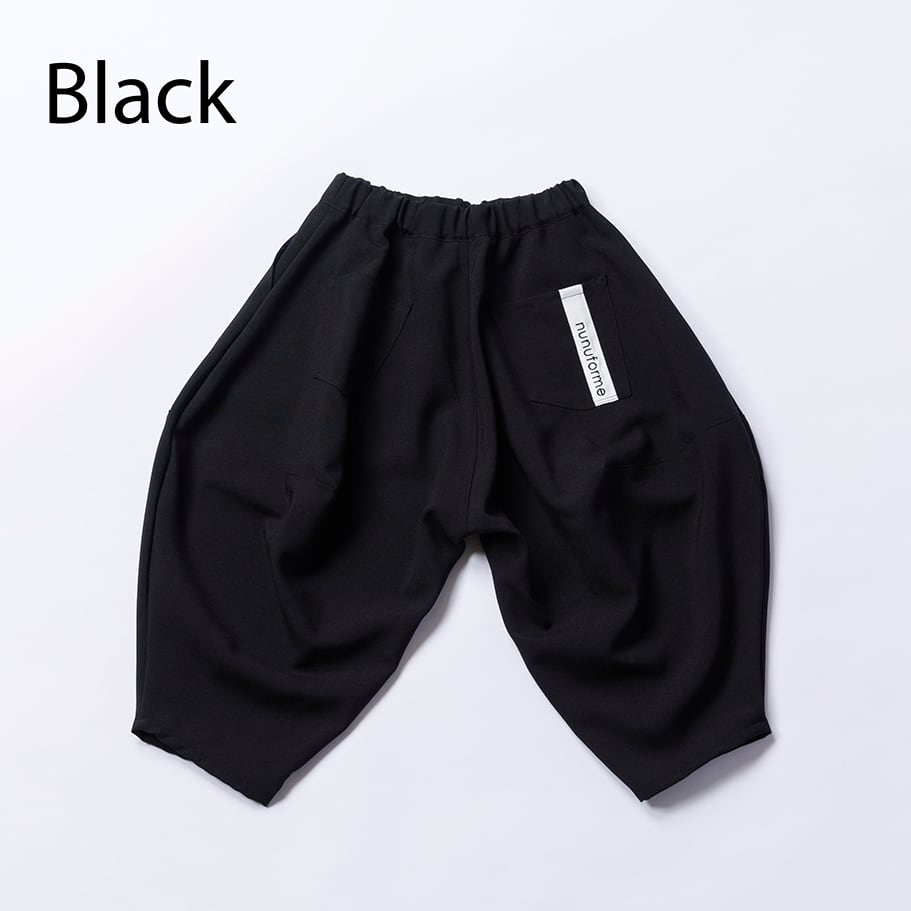 nunuforme 26SS 〉 ポインテッドパンツ / Black | 世界の子供服