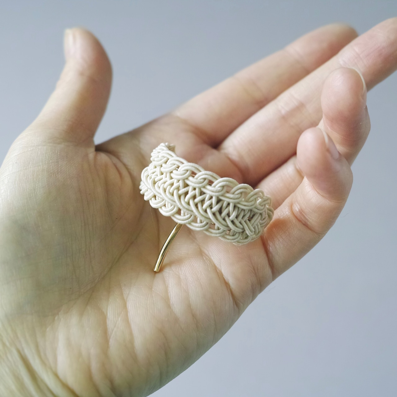 水引ポニーフック/レース(淡色)の画像05