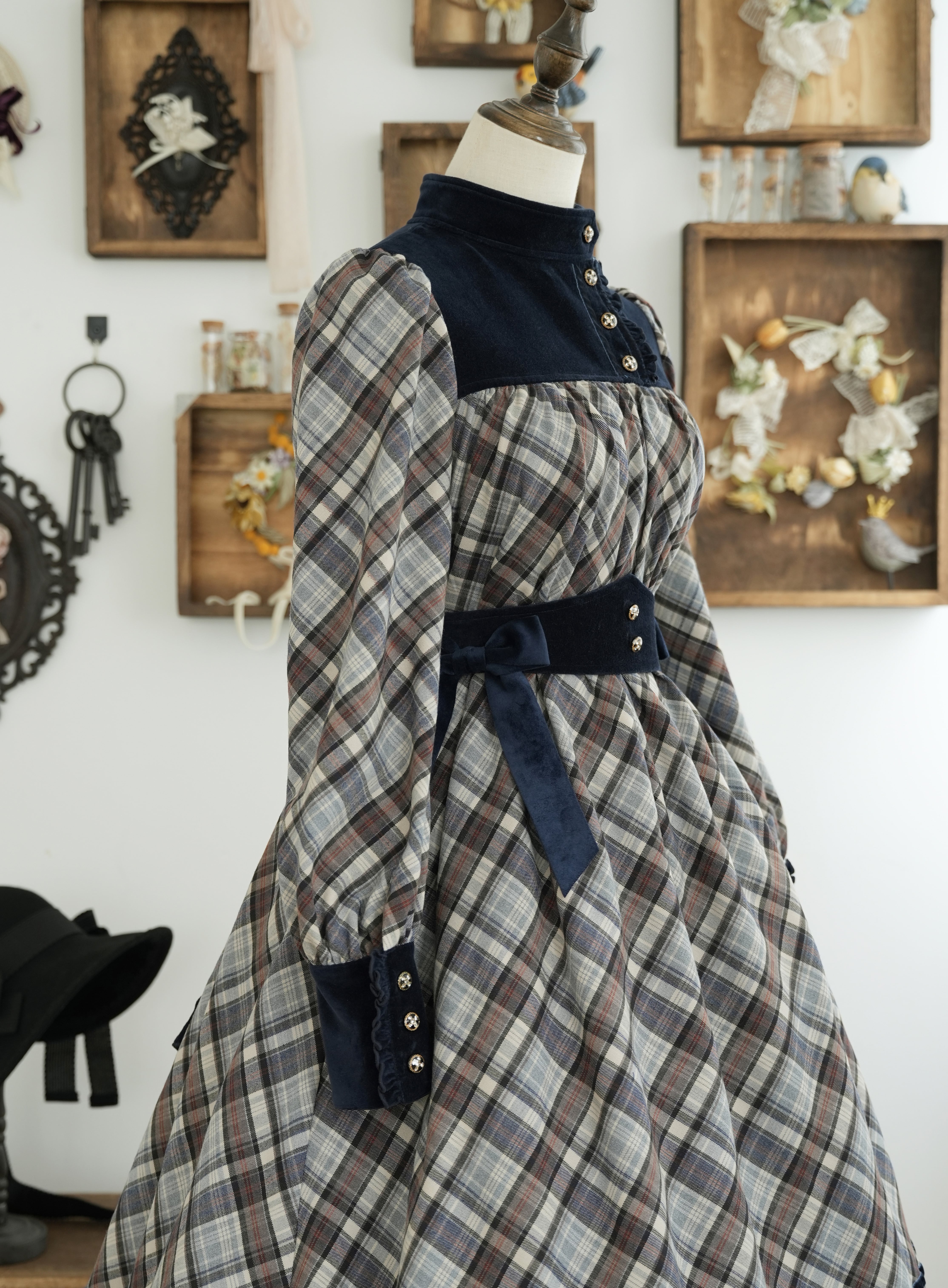 レイチェルさま専用☆犬服ハンドメイド♡ボーダーワンピース トレインマーチ ワンピース | HoshibakoWorks