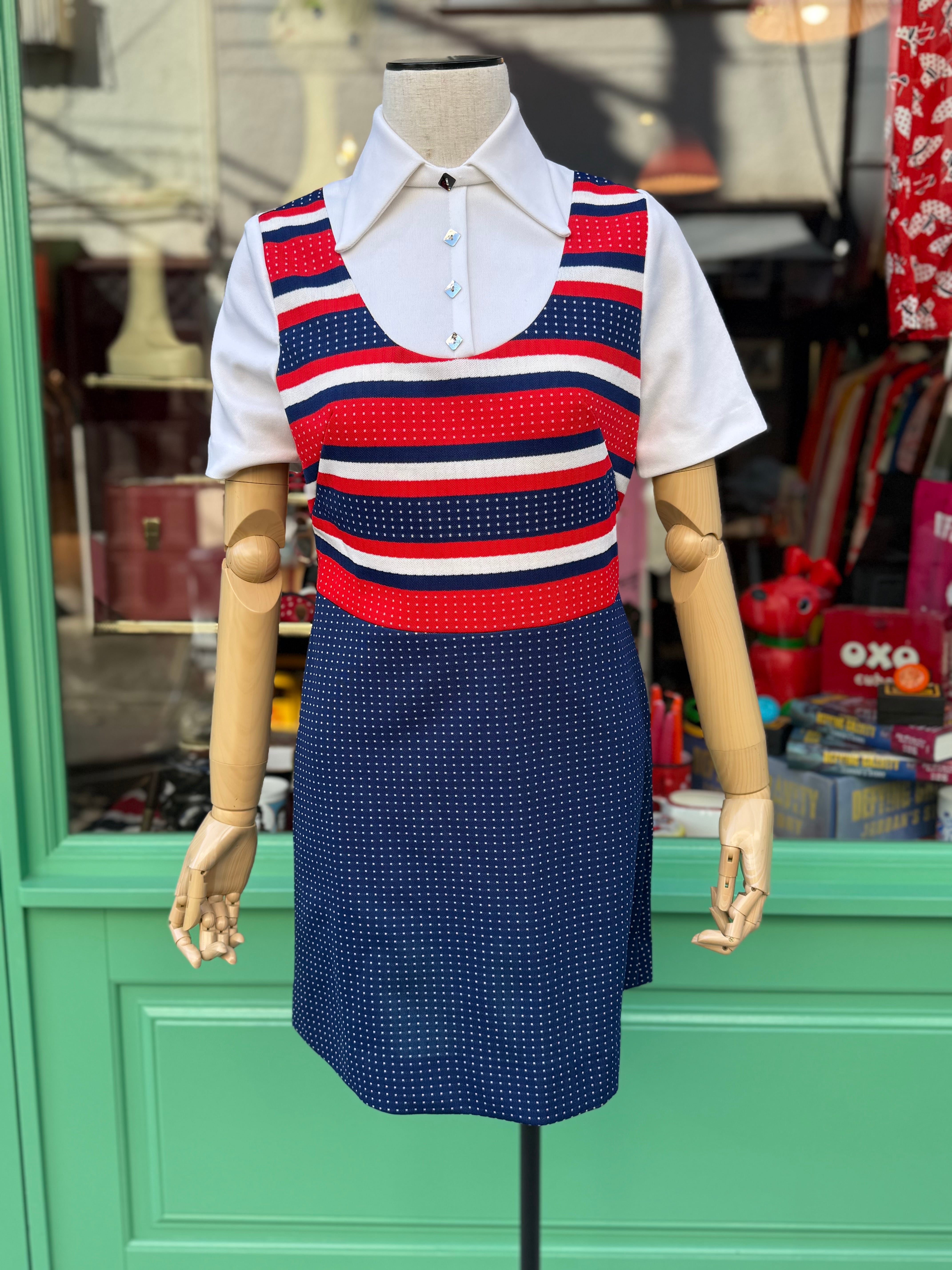 英国 60’s Vintage ワンピース