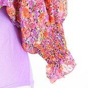 社交ダンス 衣装 レオタード レッド系 チャコット Chacott 花柄 トップス 赤 紫 黒 ストライプ柄 かわいい レッスン 練習 ストレッチ 伸縮 華やか 透け感 絞り バレエ パープル系 ピンク系 ブラック系