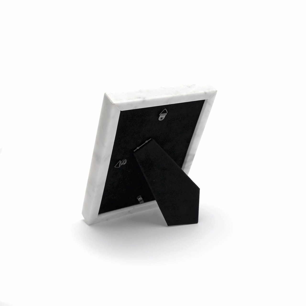 MARBLE PHOTO FRAME - White × Midium