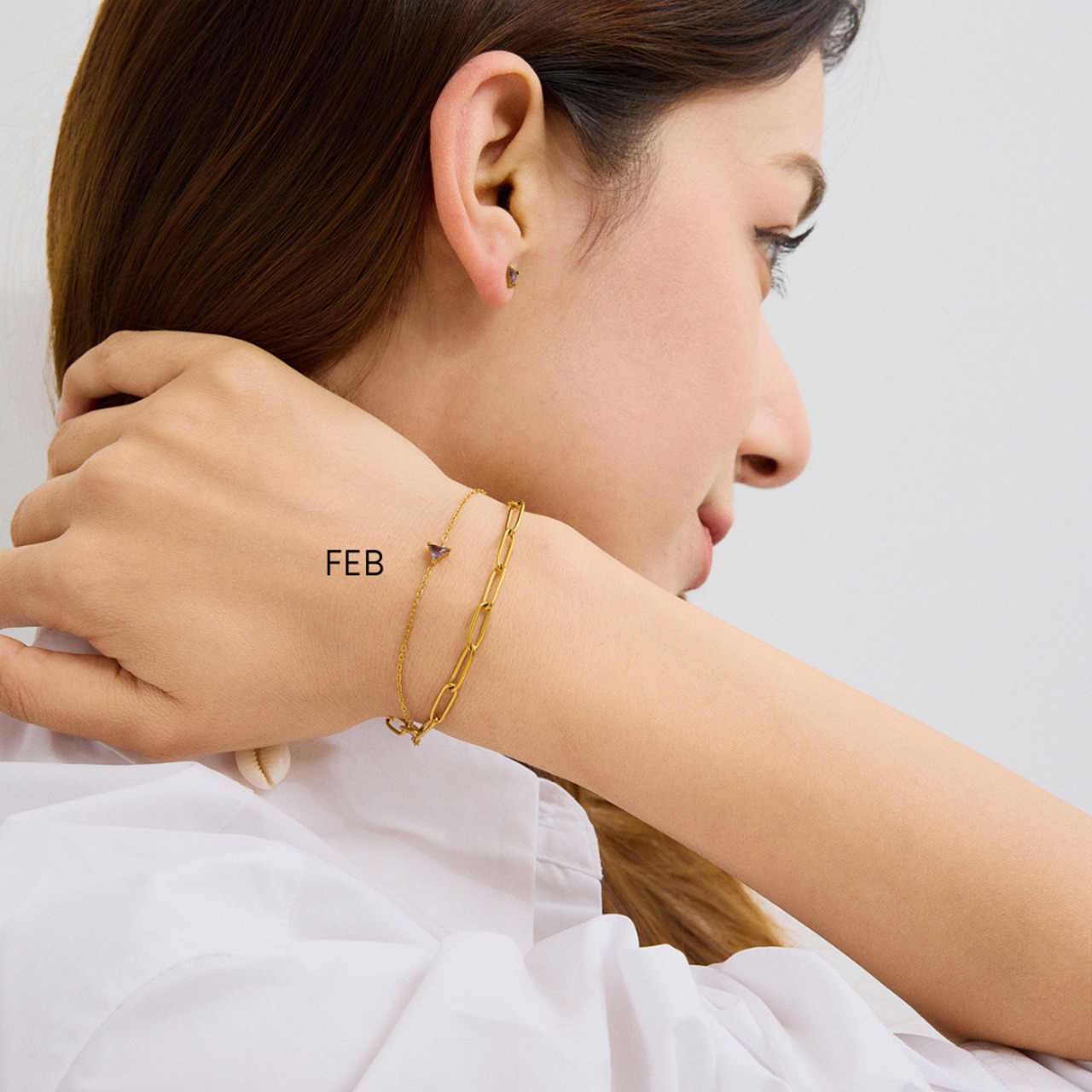 103B　カラーストーンブレスレット