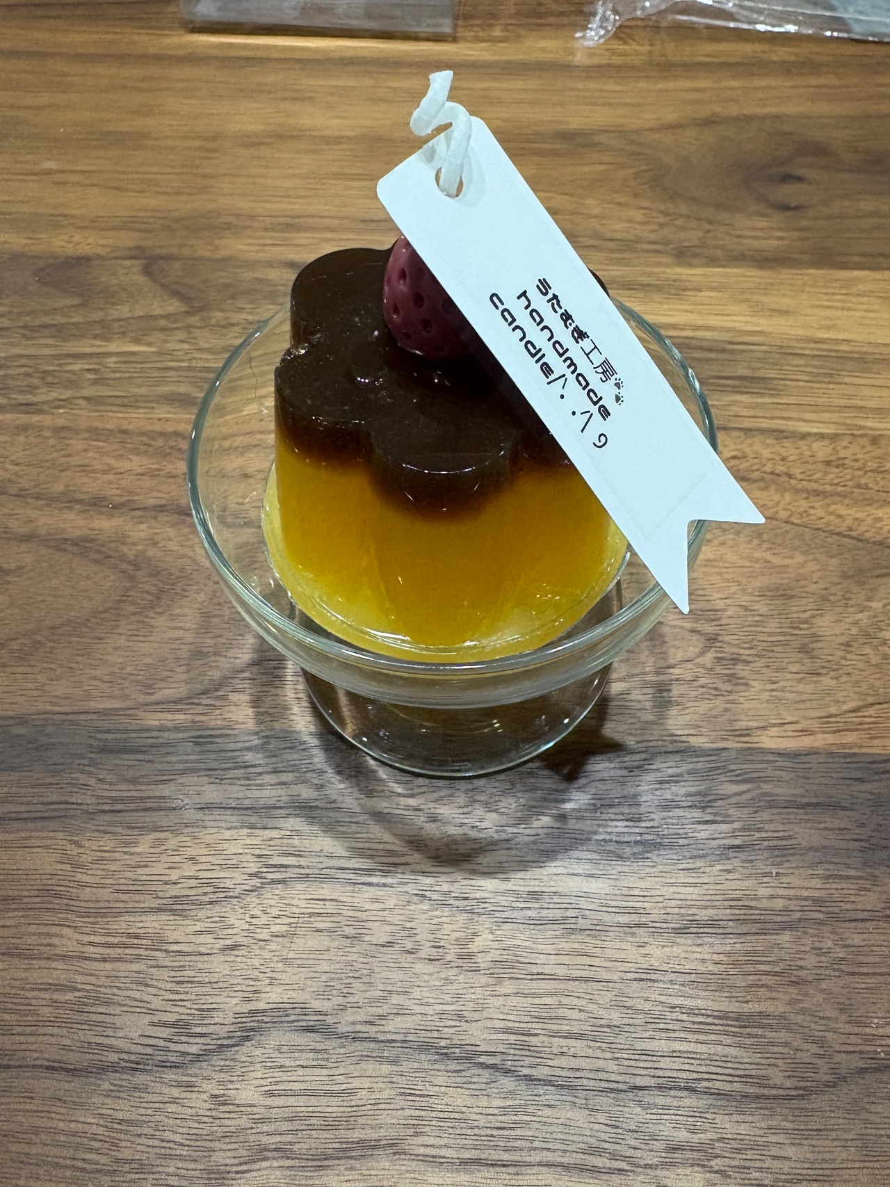 Normal Pudding Sign pudding candle | utamugikoubo