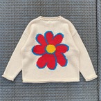 CC "FLOWER with LOVE" HAND KNIT -SNOW WHITE-