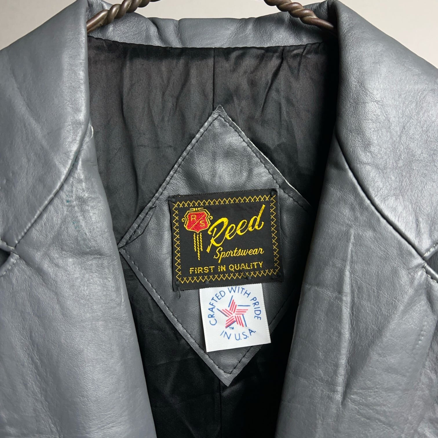 80's~90's Reed Sportswear Western Leather Jacket 80年代 90年代