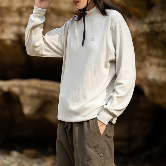 アウトドアハイネックトップス 2color N00394