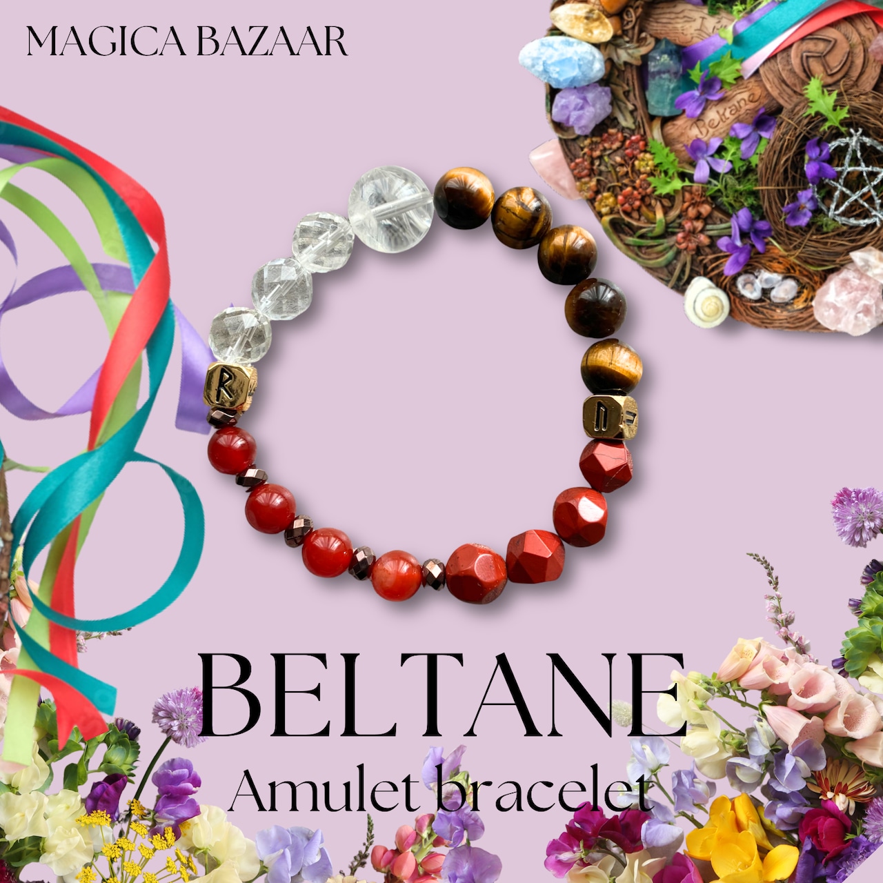 国内便✬【BELTANE Amulet bracelet】IGNITION PATH（ベルテーン・イグニッション・パス）