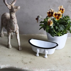 エナメルミニタブ　 アンティーク調　シャビーシック　オシャレ