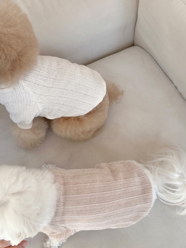 〈即納アイテム〉EYOU トップス / ベルベティセーター (ホワイト)