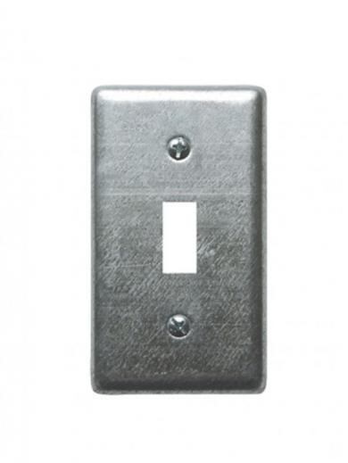 AXCIS スチール1口スイッチプレート(亜鉛メッキ) #551 E10 JO156