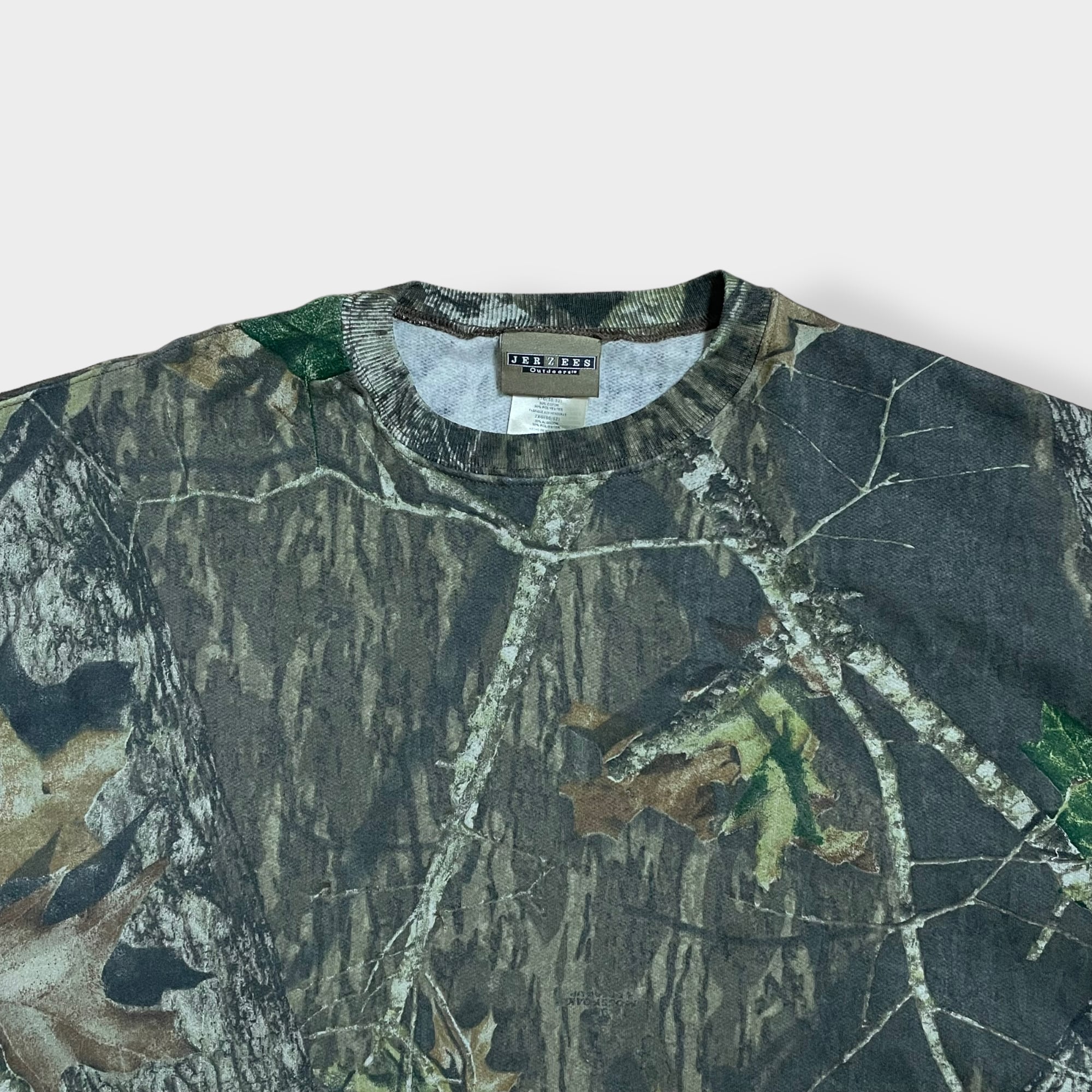 JERZEES】2XL ビッグシルエット リアルツリー REALTREE カモフラ 総柄 