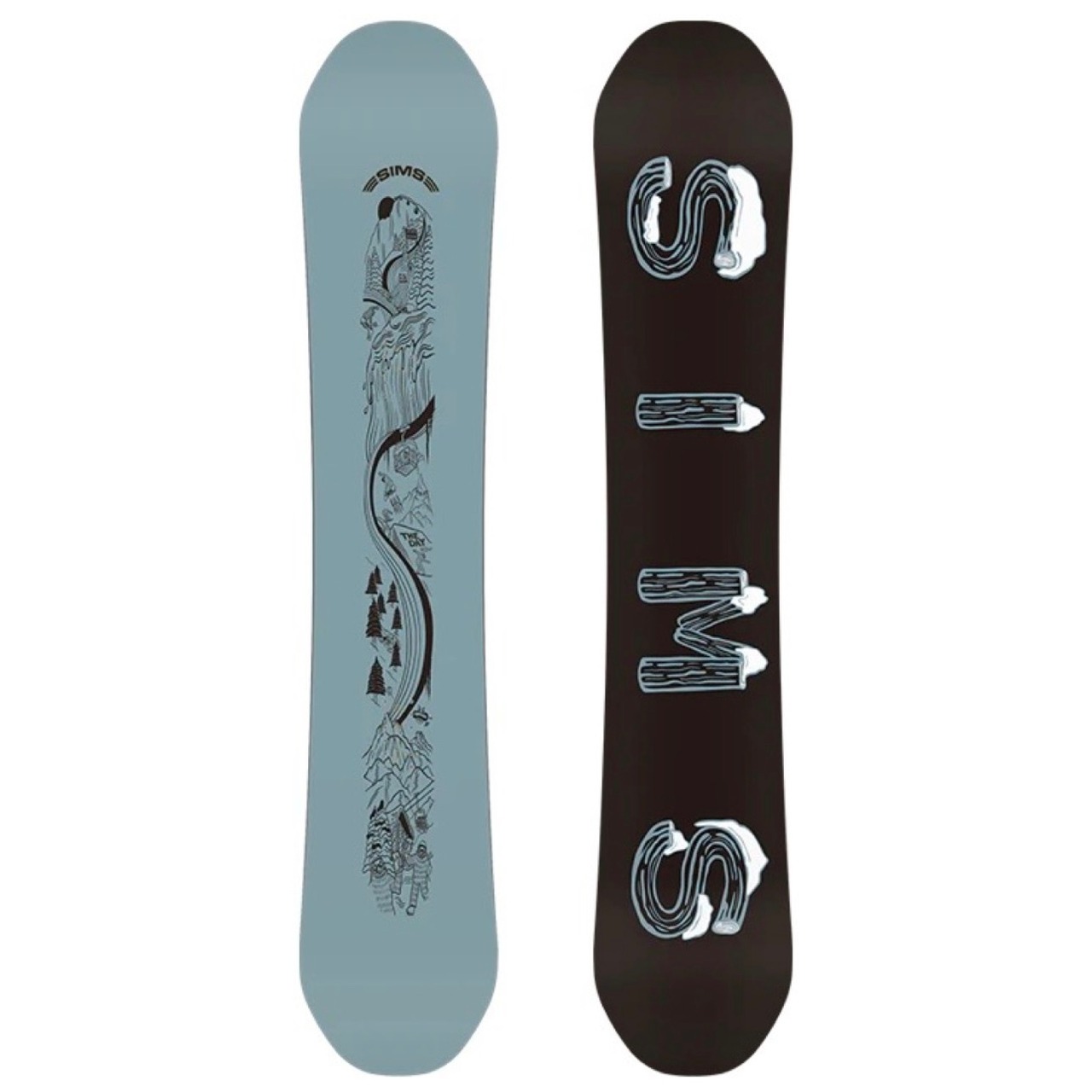 SIMS × LINK 2点セット THE DAY ＋ EXKLUSIVE スノーボード シムス  