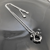 RHYTHMIC HORSESHOE LARGE NECKLACE #1 with GODSIZE® I.D. TAG / リズミックホースシューラージ#1ネックレス ゴッドサイズ® I.D.タグ