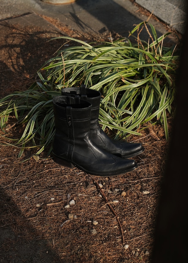 5351 side zip western boots