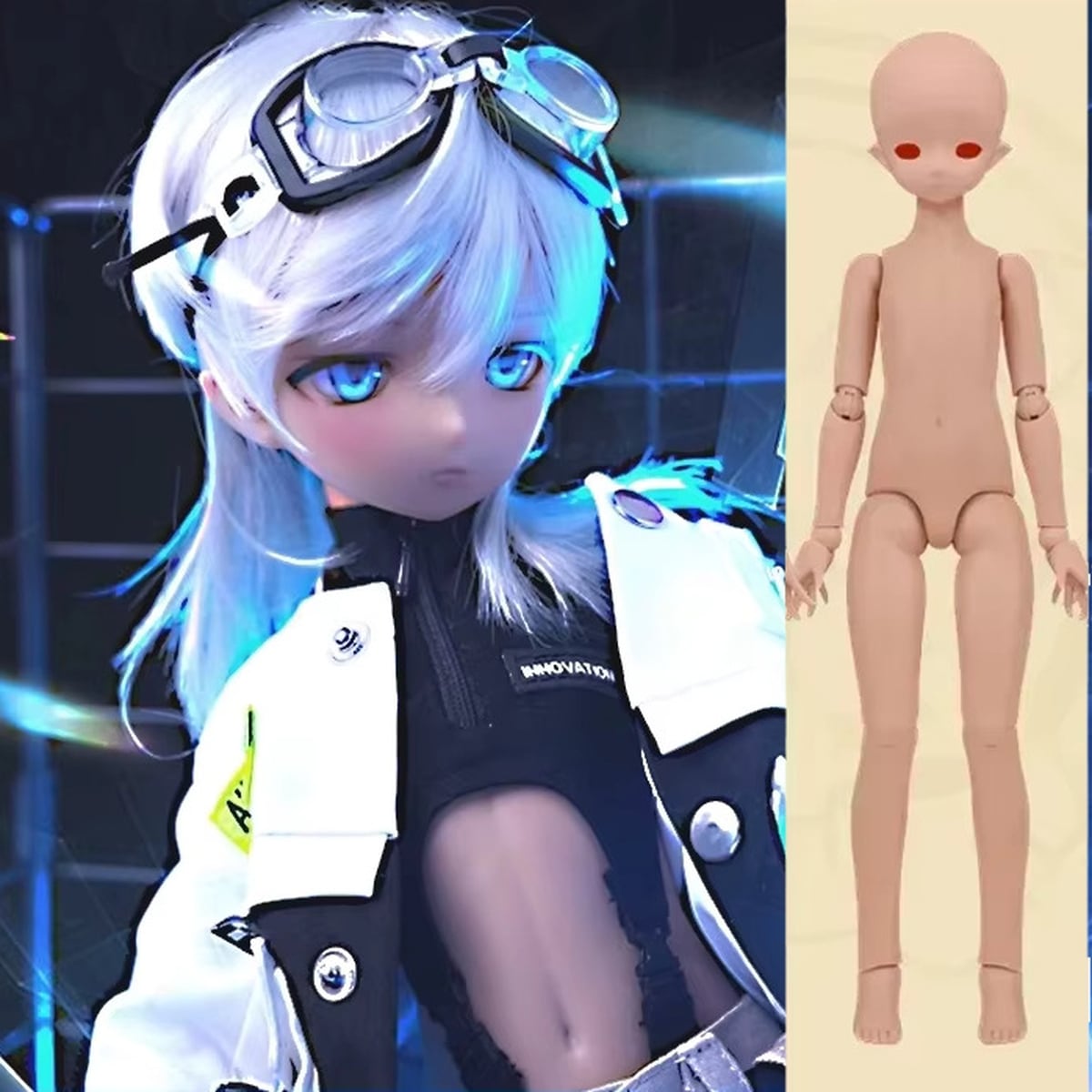 カスタムドール 1/4 45cm 男の子 MJD 素体 ボディー ヘッド 関節人形 Boy ボーイ