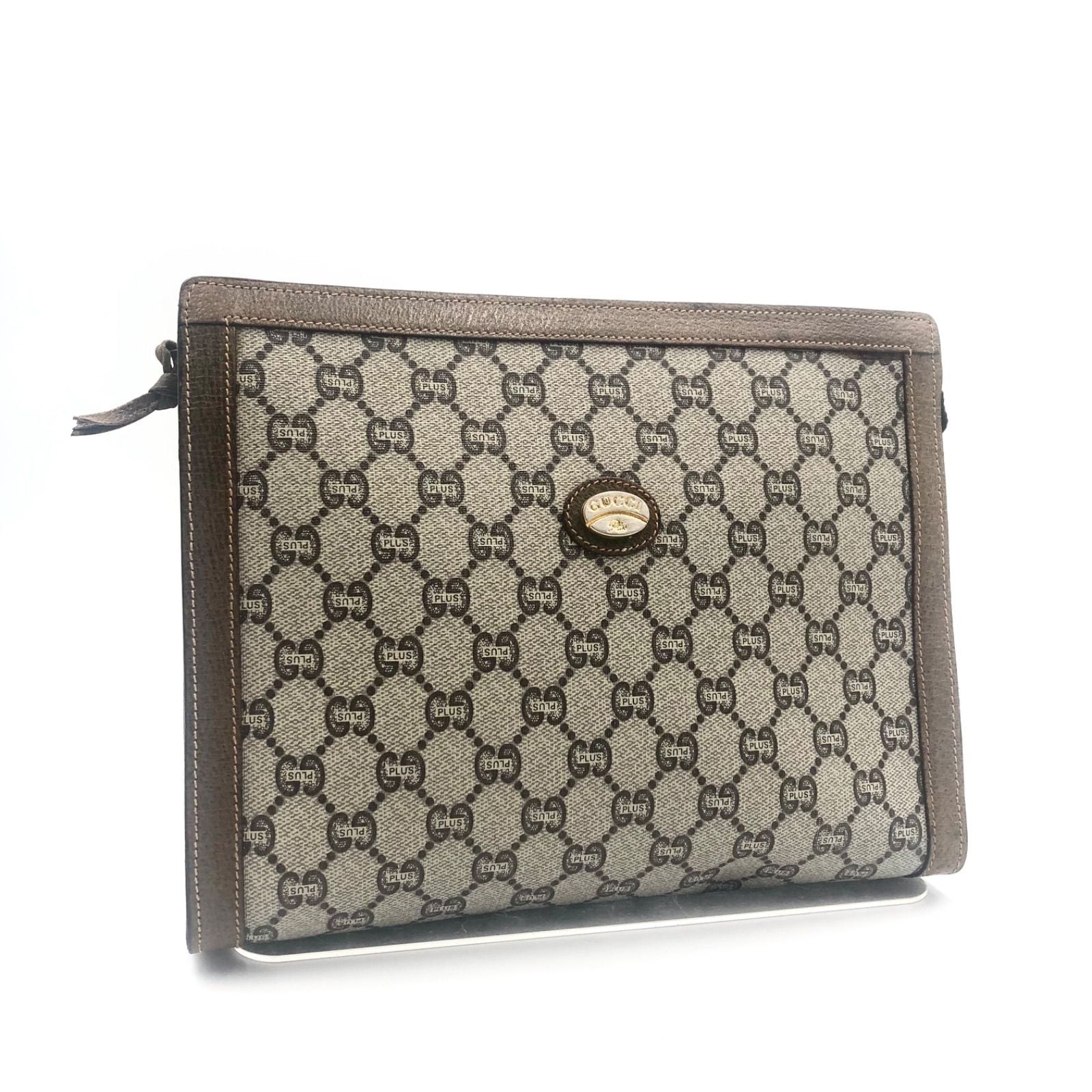 GUCCI グッチ グッチプラス ロゴプレート セカンドバッグ GUCCI グッチ グッチプラス ロゴプレート セカンドバッグ