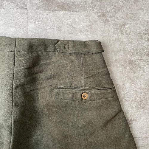 40s ジョッパーズ ウール カーキ フレンチワーク パンツ 詳細写真19