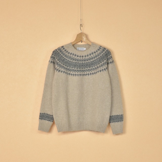 John Tulloch ジョンタロック　ヘビーブラッシュノルディックセーター