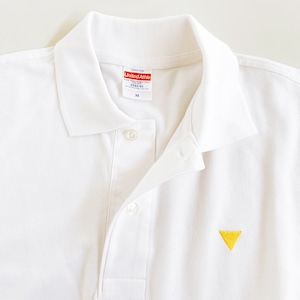 ▽ロゴ　ポロシャツ〈ホワイト〉/ Polo Shirt <white>