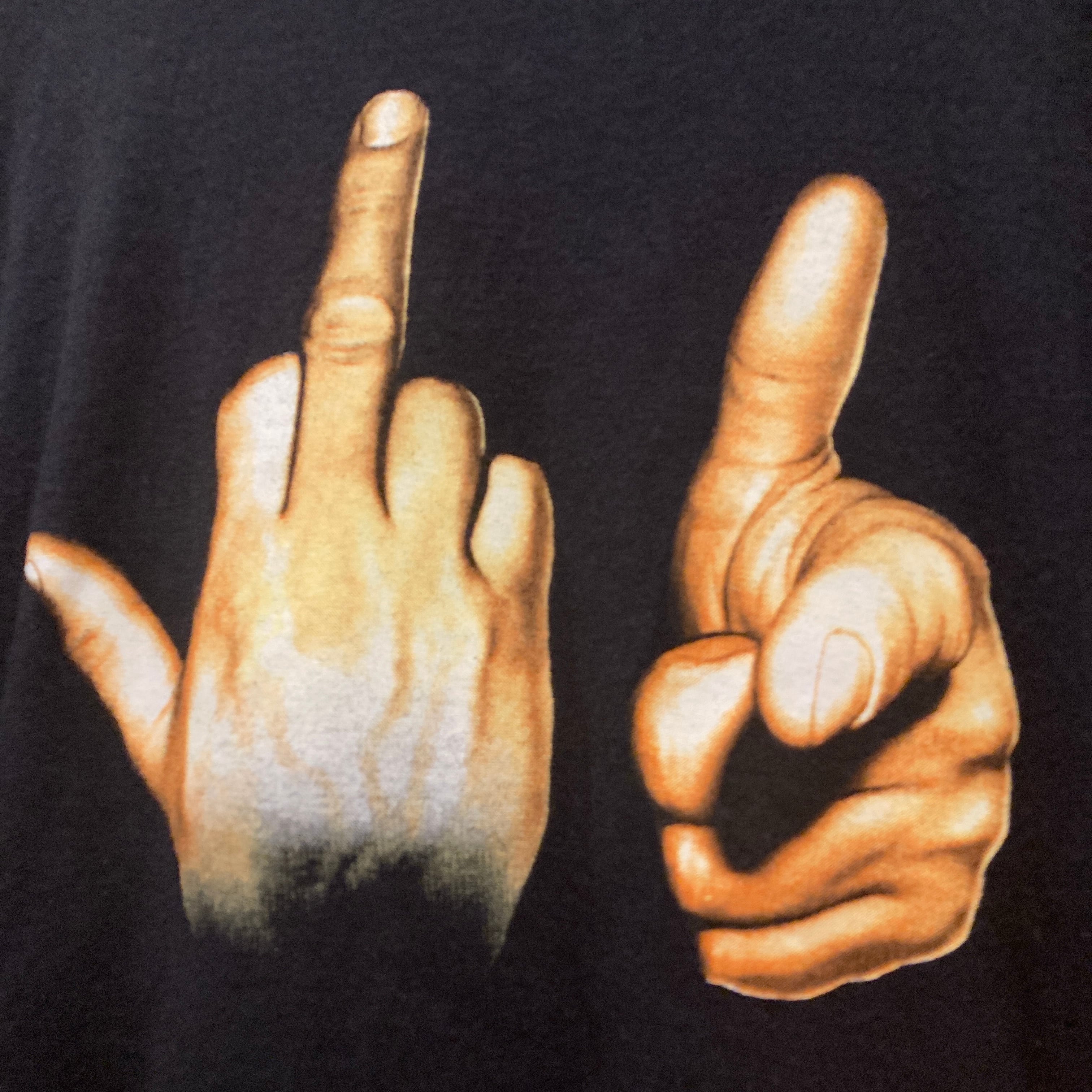 FUCK YOU HAND SIGN Tシャツ A$AP Rocky 3XL エイサップロッキー