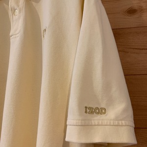 【IZOD】 ワンポイント オーバーサイズ XL ポロシャツ USA古着