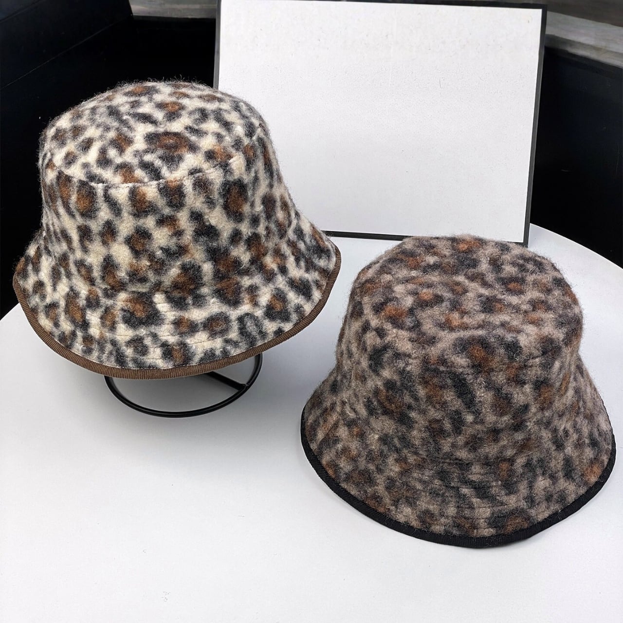 レオパードリバーシブルバケットハット(2color) R01431