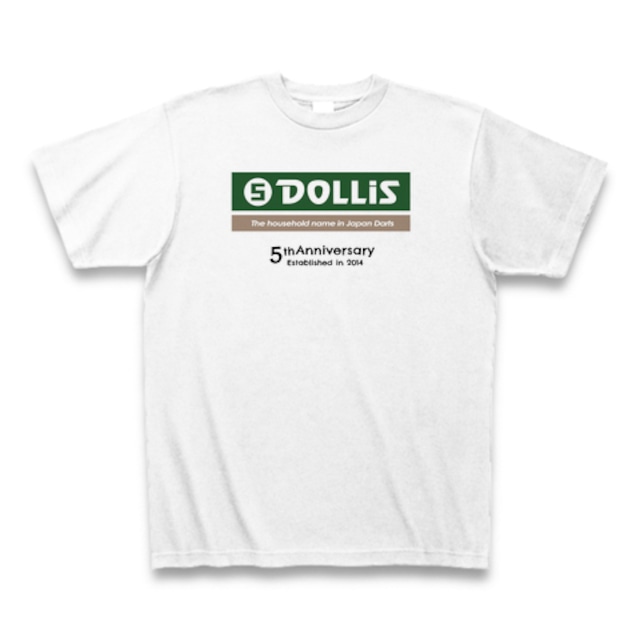 DOLLiS 5周年記念Tシャツ（緑）