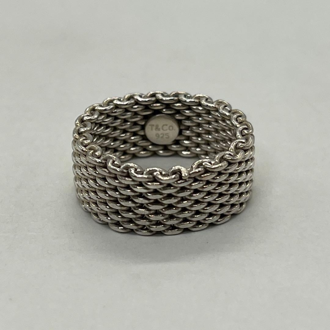 ティファニー TIFFANY サマセットリング 17号 メッシュ SV925