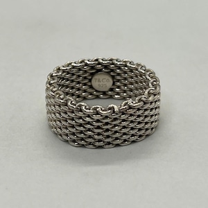 ティファニー TIFFANY サマセットリング 17号 メッシュ SV925