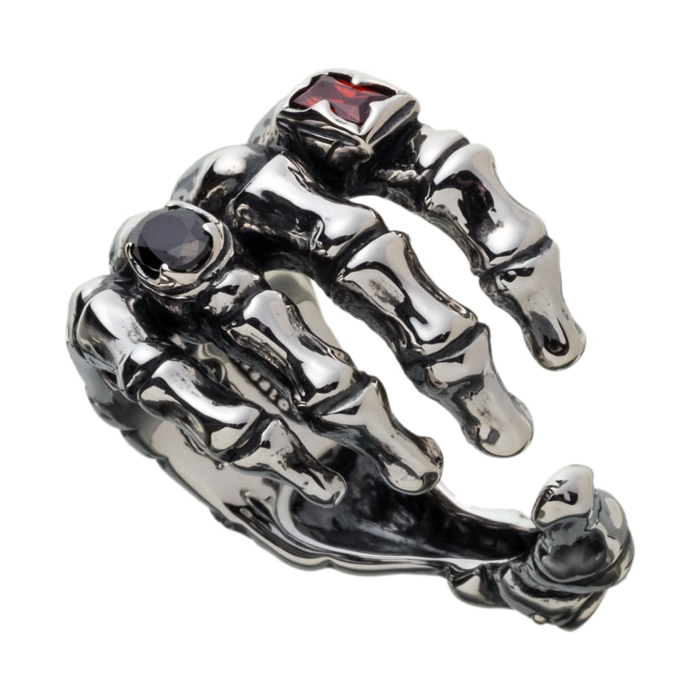 スカルハンドリング2 ACR0312 Skull hand ring II シルバー