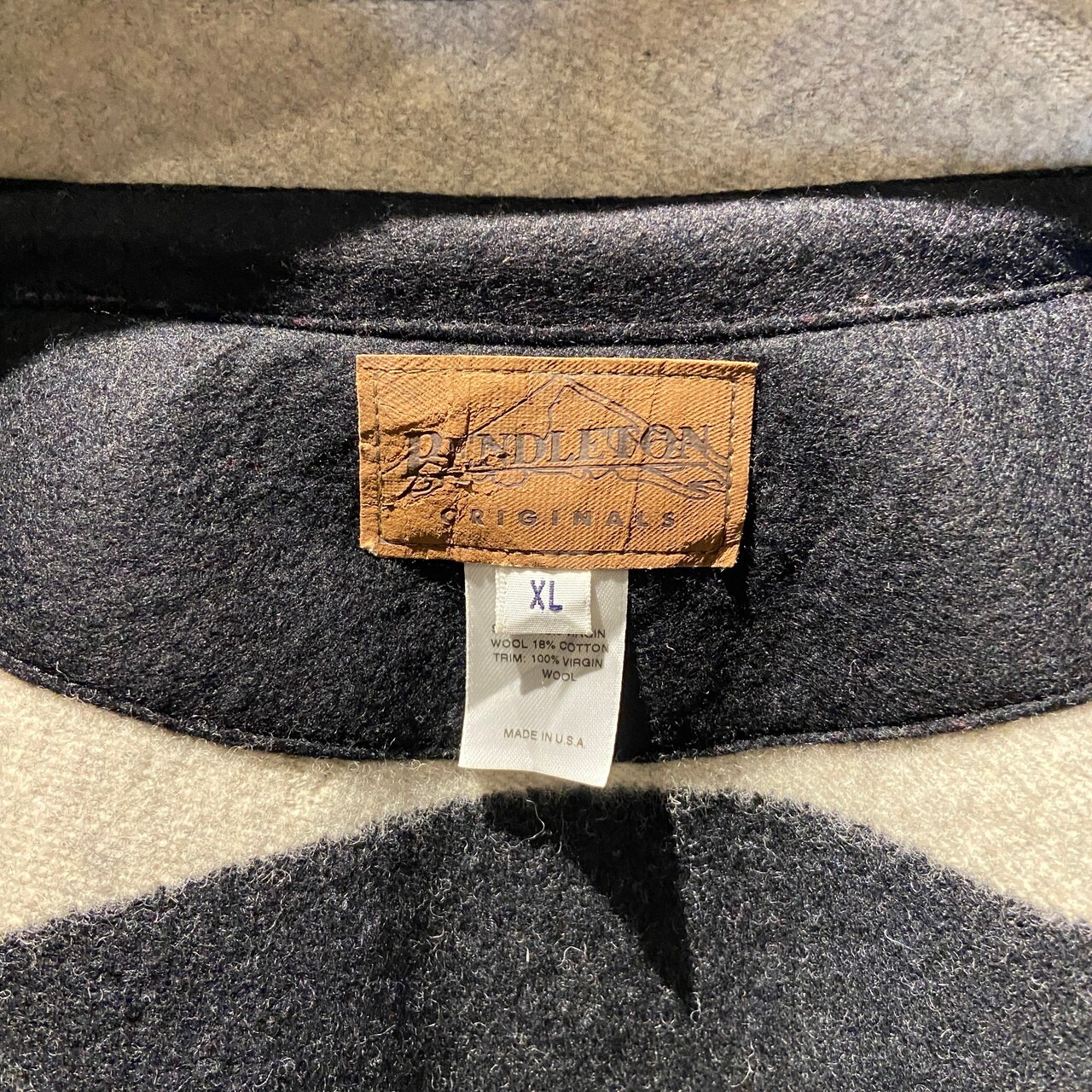 90年代 PENDLETON ペンドルトン ネイティブ柄 トグルボタン ウール 