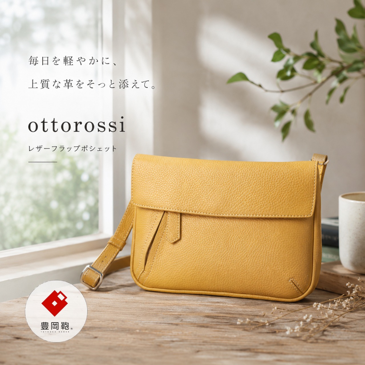 【ottorossi】フラップポシェット 豊岡鞄 (HM-22) - 3