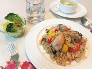 「西洋料理」オイスターライス洋食セット【１回完結動画レッスン】