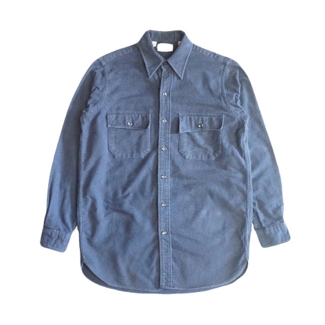 USED 80s L.L.Bean Chamois cloth shirt -15 02663