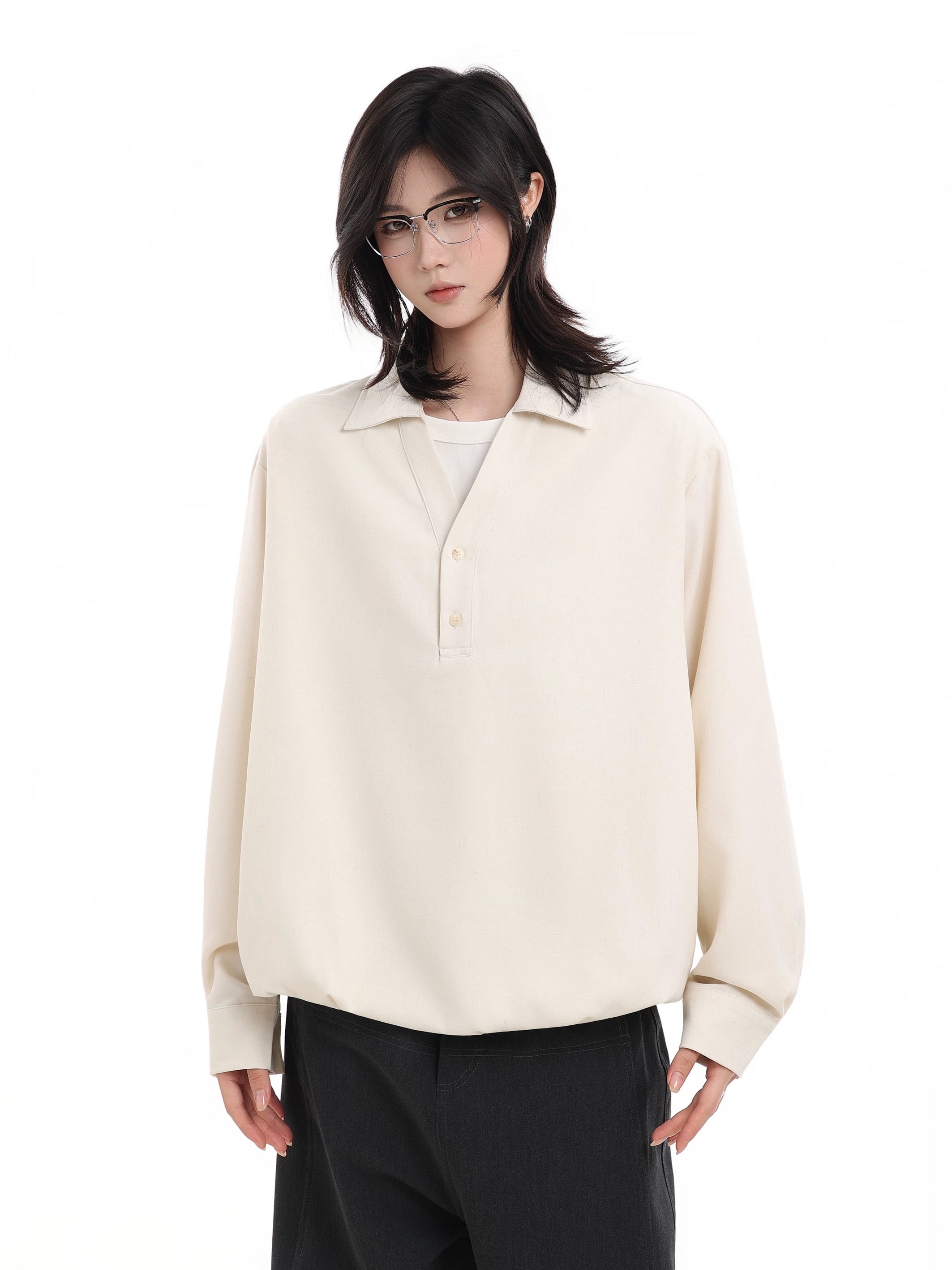 ルーズシルエットポロシャツ / Loose Fit Polo Shirt