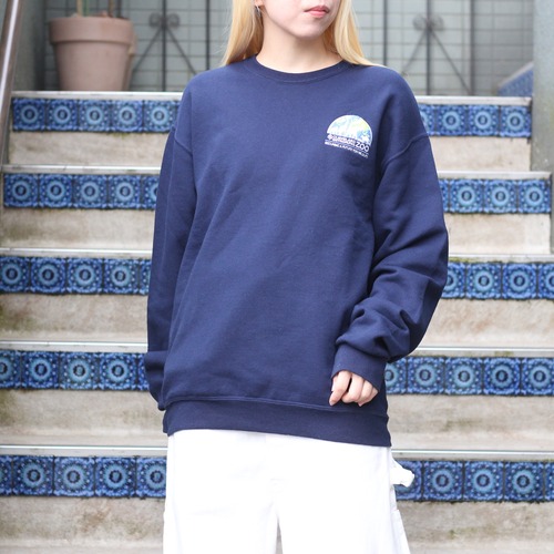 USA VINTAGE JERZEES ZOO EMBROIDERY DESIGN SWEAT SHIRT/アメリカ古着動物園刺繍デザインスウェット