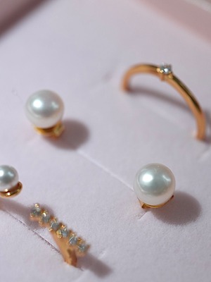 【淡水パール】pearl pierce