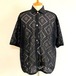 MILPA® Tech Lace Polo Cardigan　Black