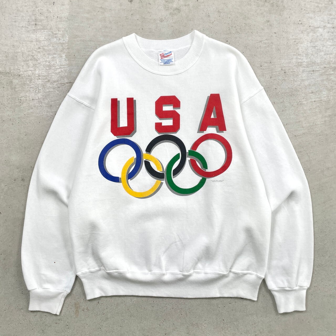 古着通販】90年代 USA製 オリンピック プリント スウェット 古着通販】90年代 USA製 オリンピック プリント スウェット